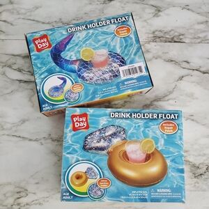 Play Day Inflatable Glitter Beverage Holder Set